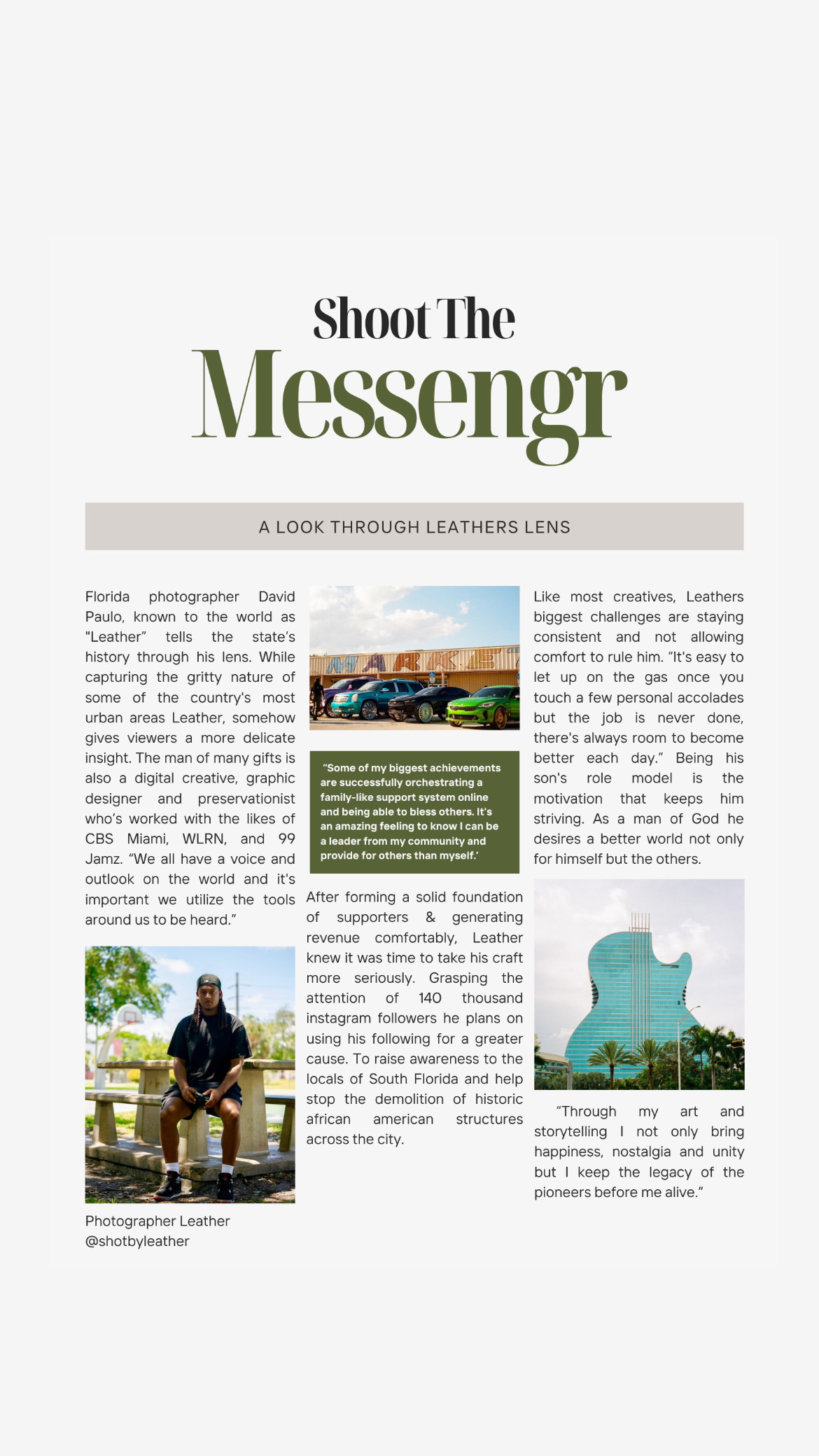 green and beige simple elegant fashion article page a4 document 1